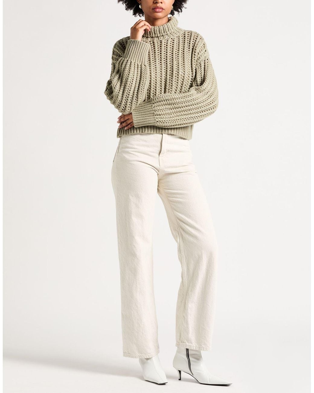 Brunello Cucinelli Metallic Turtleneck Cashmere
