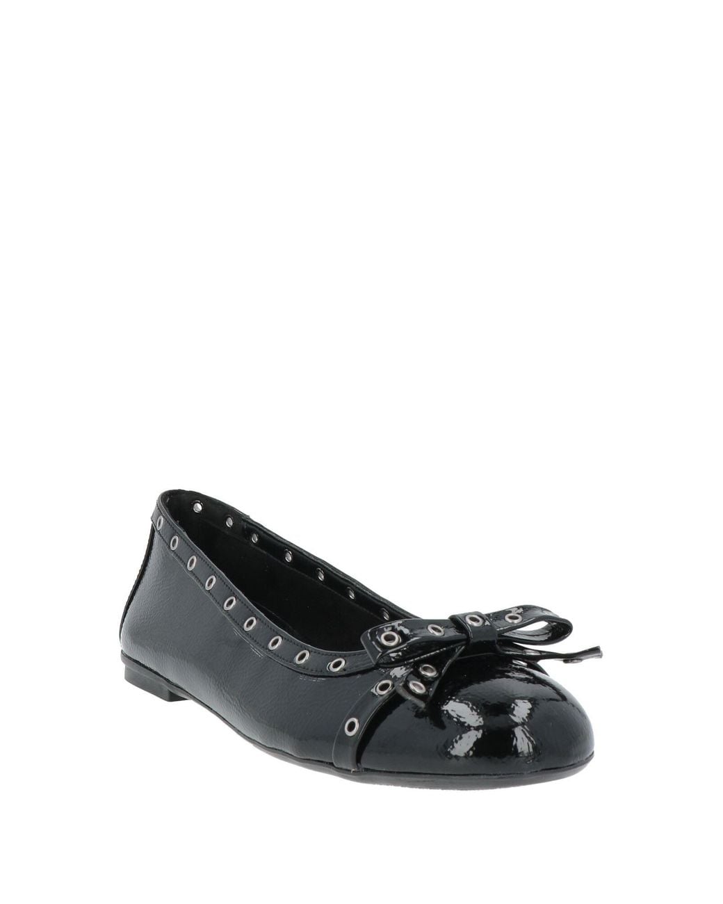 Nila & Nila Black Ballet Flats Synthetic Material