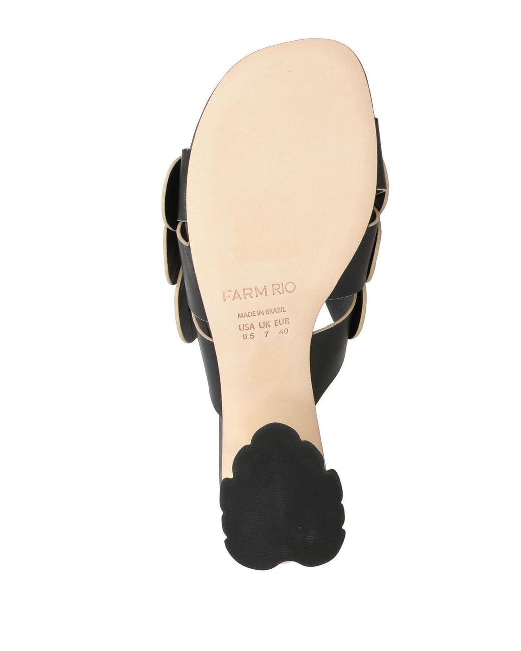Farm Rio Black Sandals