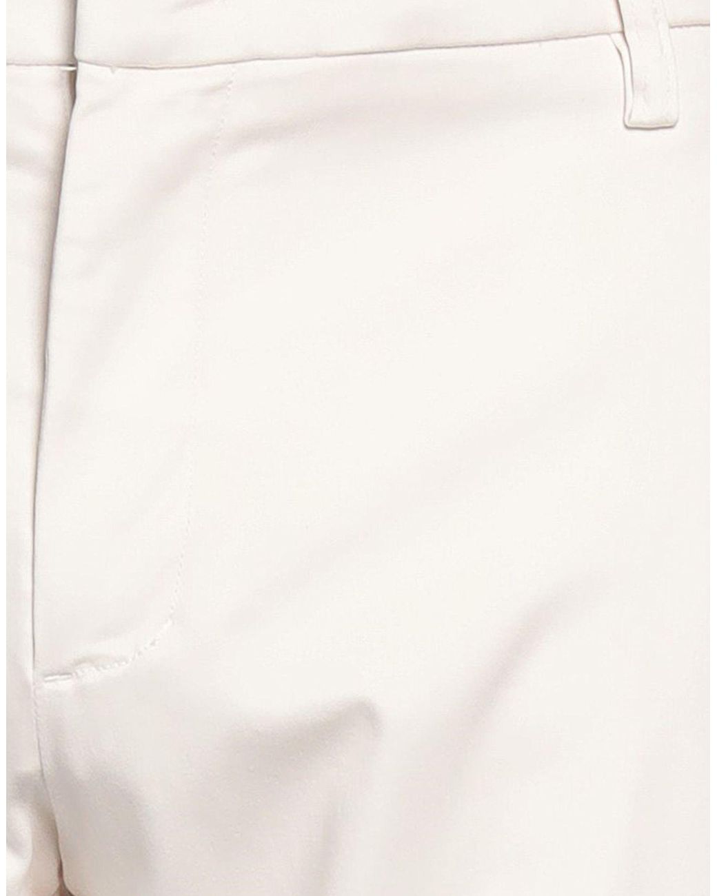 Entre Amis White Pants Cotton, Lyocell, Elastane for men
