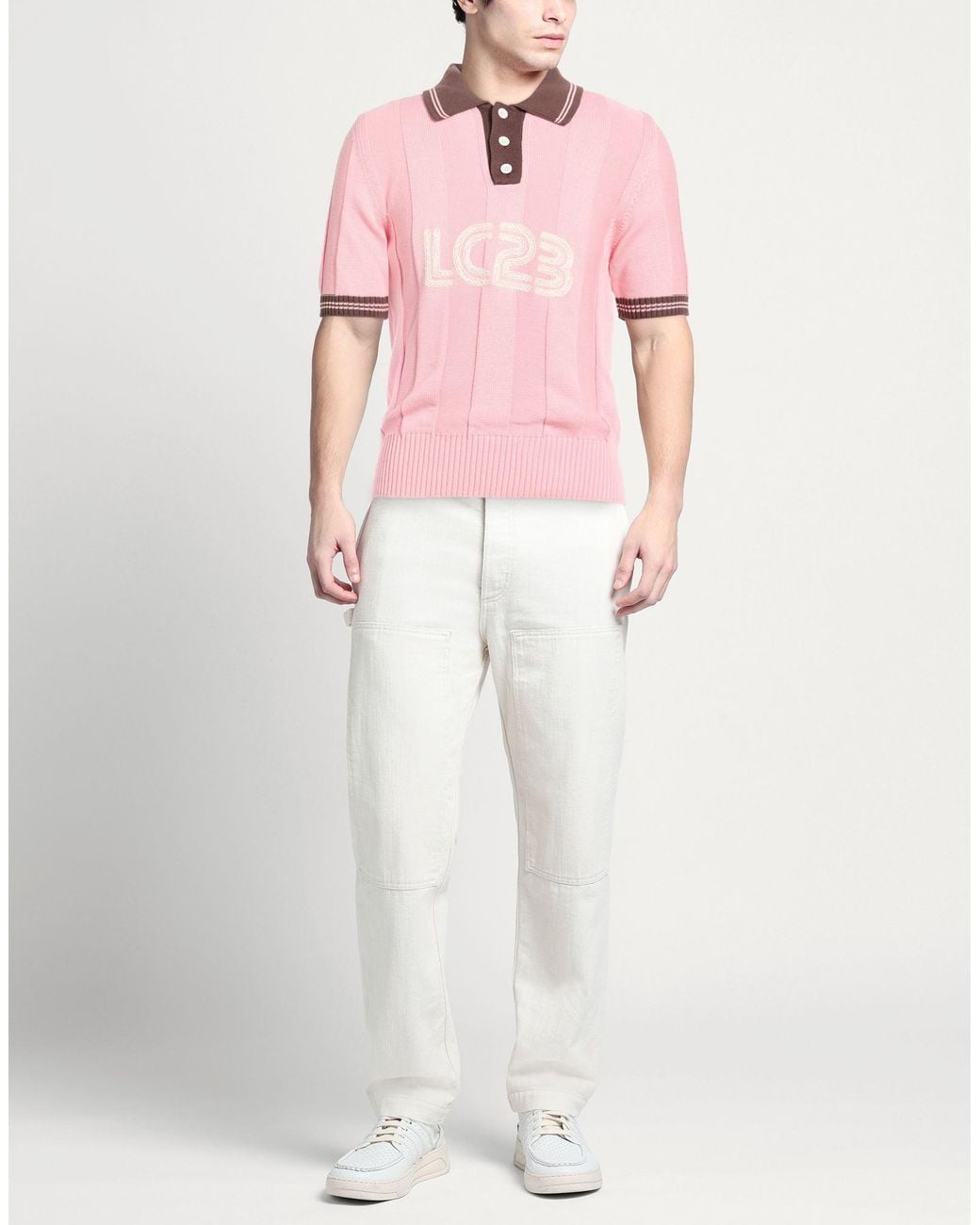 Pullover LC23 de hombre de color Pink