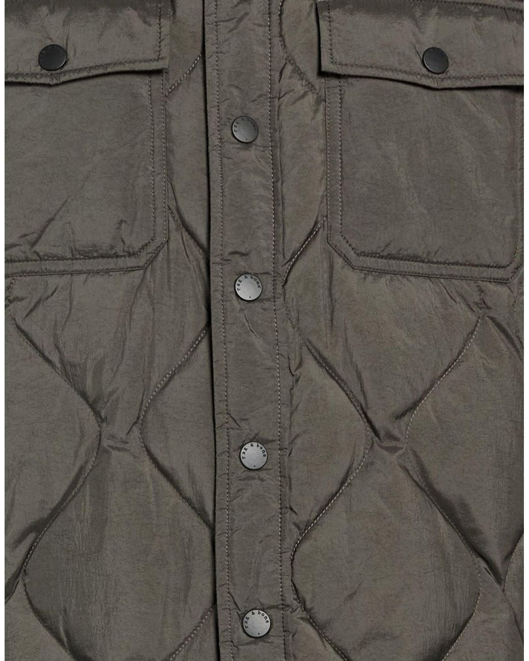 Rag & Bone Gray Charcoal Puffer Polyamide for men