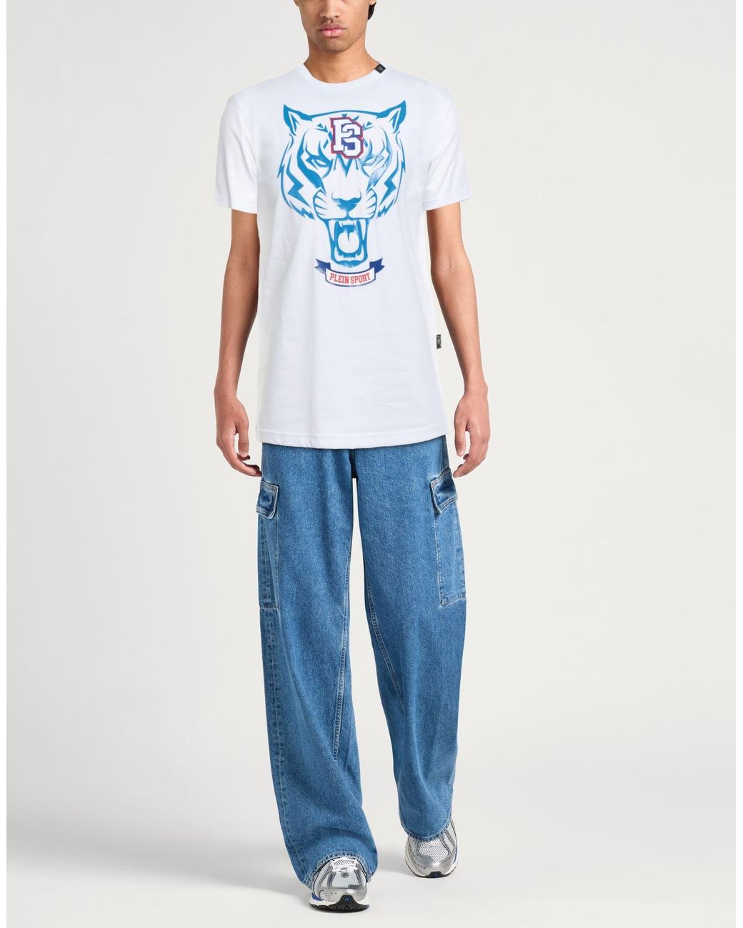 Philipp Plein Blue T-Shirt for men