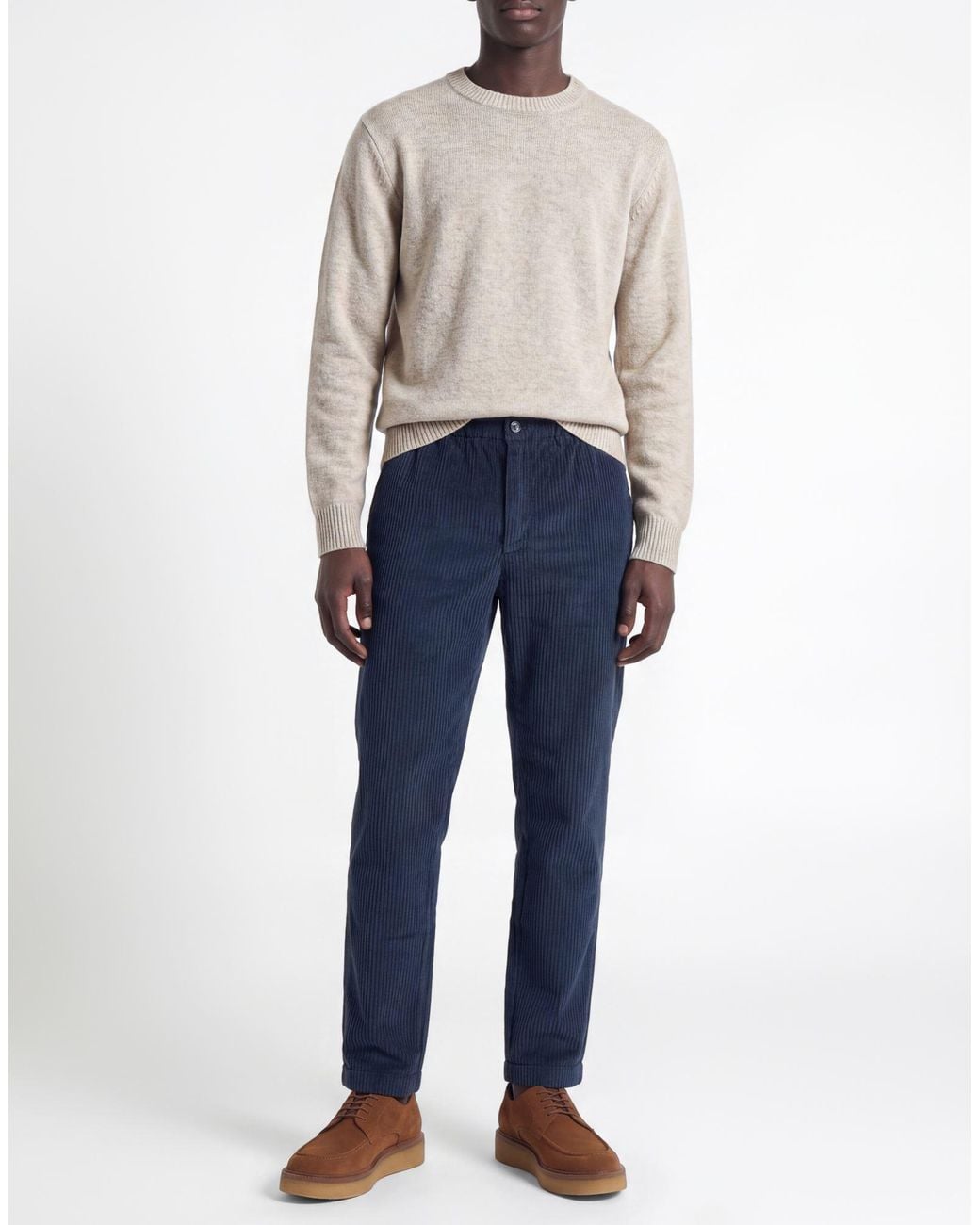 Cruna Blue Midnight Pants Cotton for men
