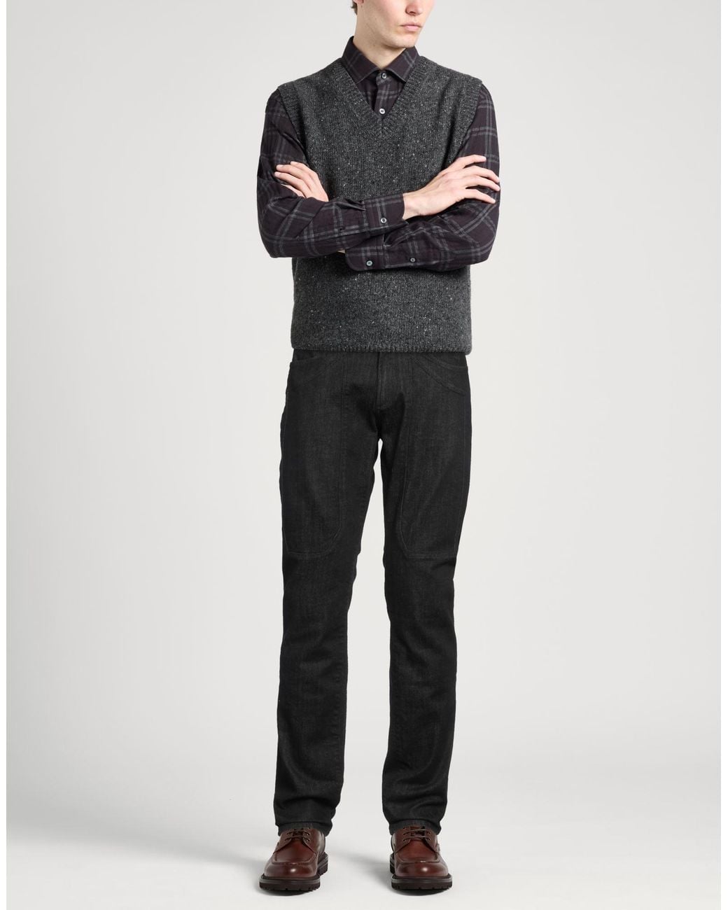 Jeckerson Black Jeans for men