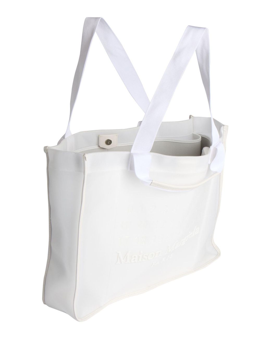 Maison Margiela White Handbag Polyamide, Polyurethane