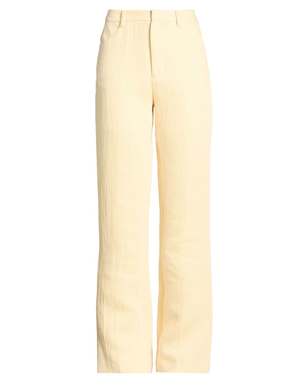 Zadig & Voltaire Natural Pants Cotton, Linen, Polyester, Polyamide