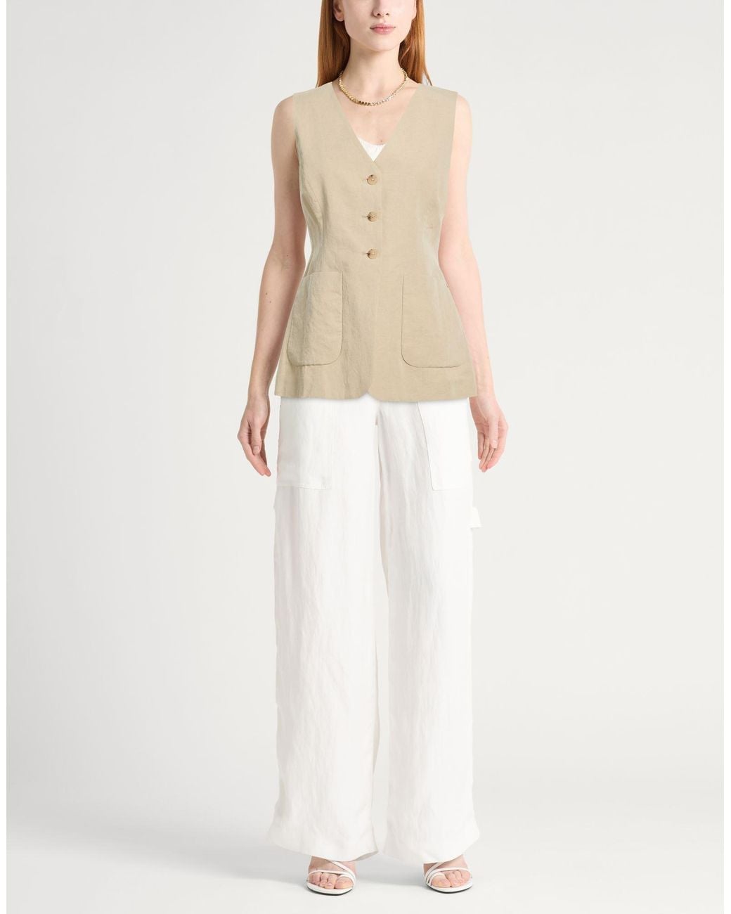Ottod'Ame Natural Tailored Vests