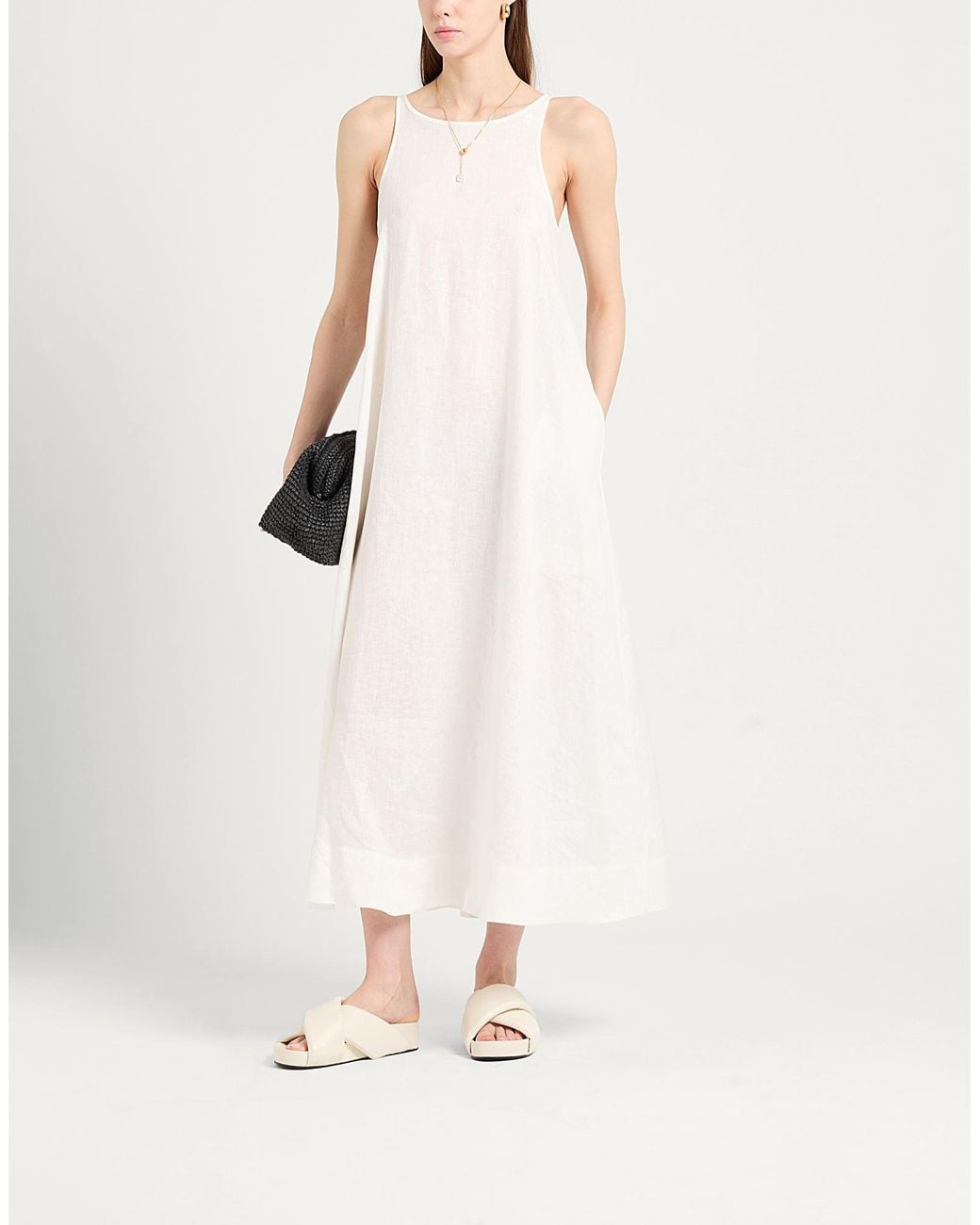 COS Midi Dress in White | Lyst COS Midi Dress in White | Lyst