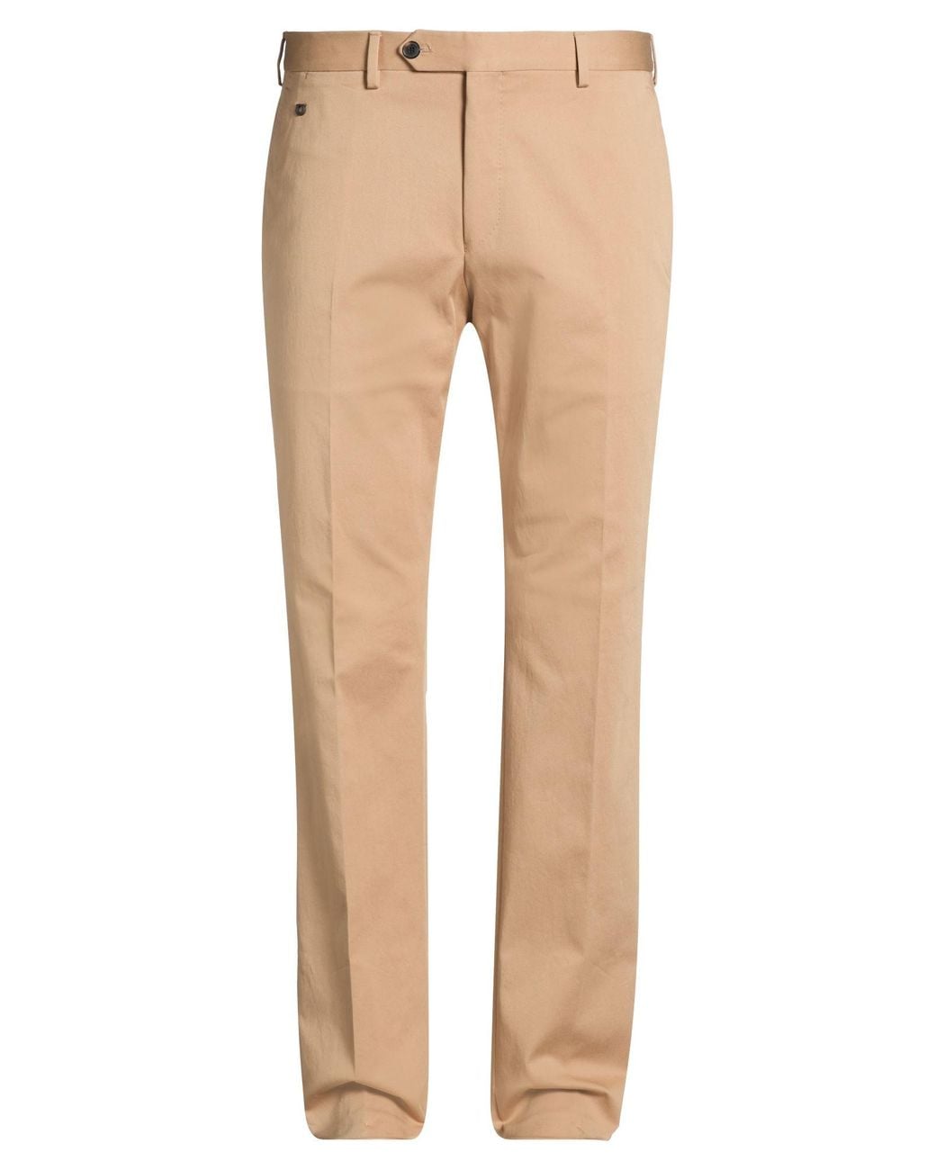 Ferragamo Natural Pants Cotton, Elastane for men