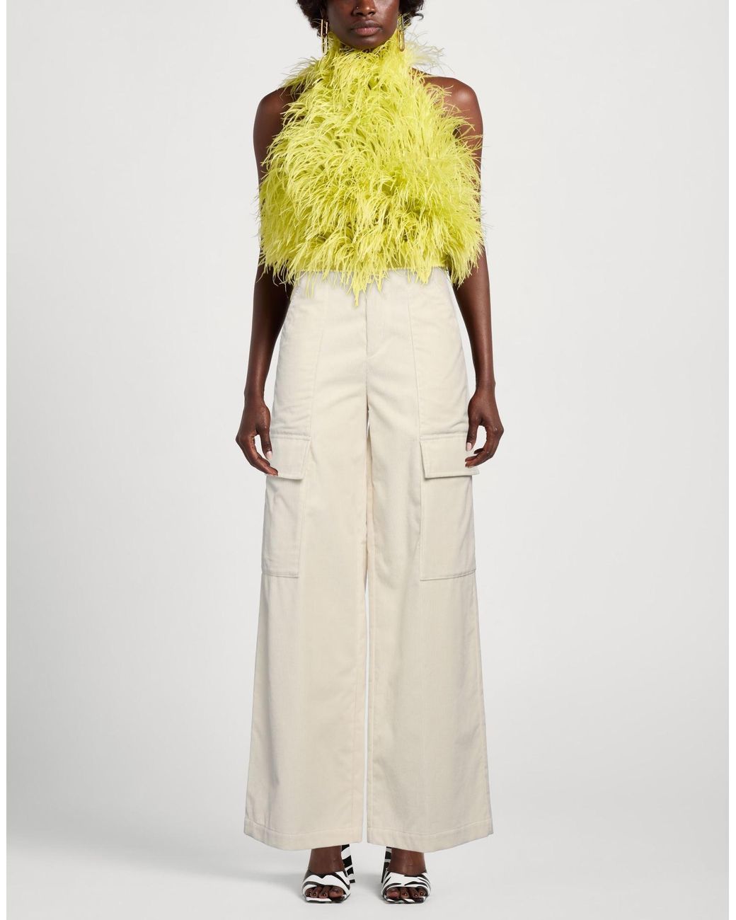 Ballantyne Natural Cream Pants Cotton