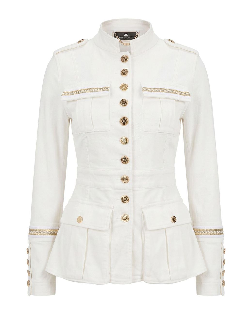 Elisabetta Franchi White Jacket