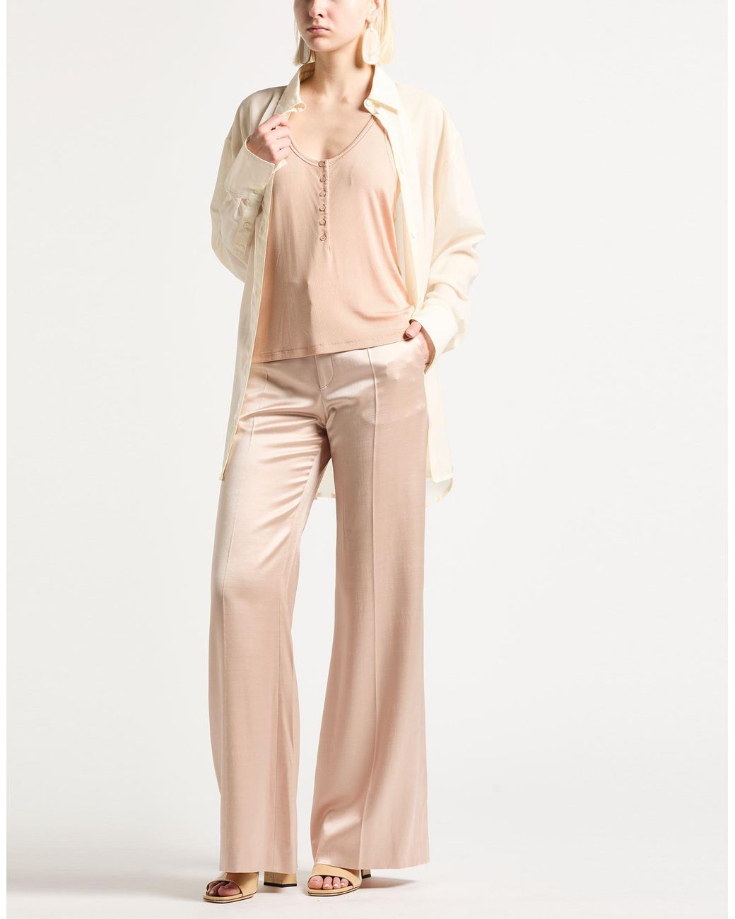 Tom Ford Pink Tank Top Viscose, Elastane