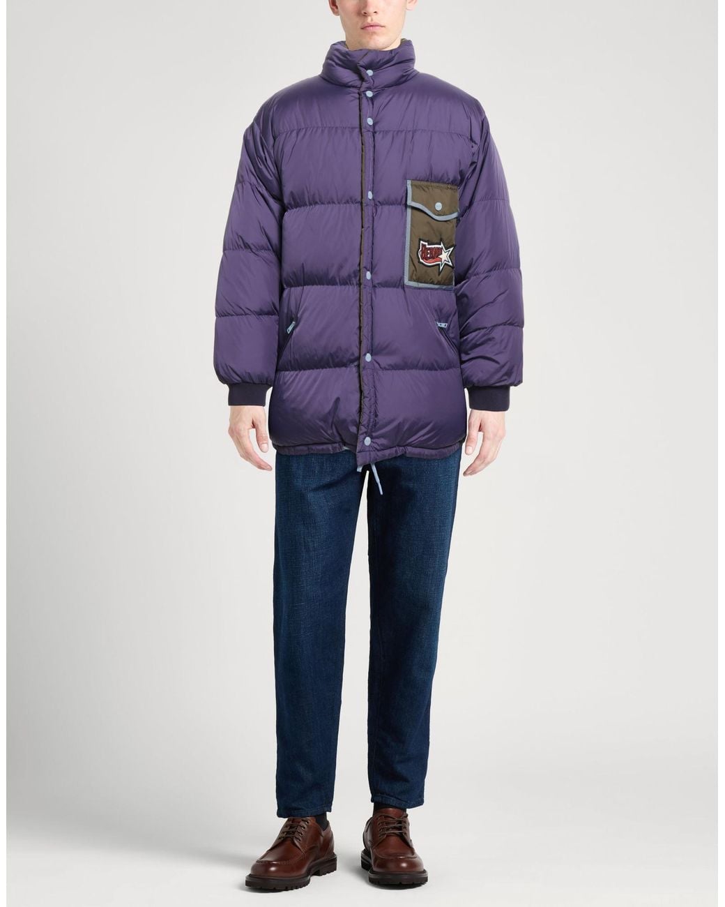Herno Purple Puffer Polyamide for men
