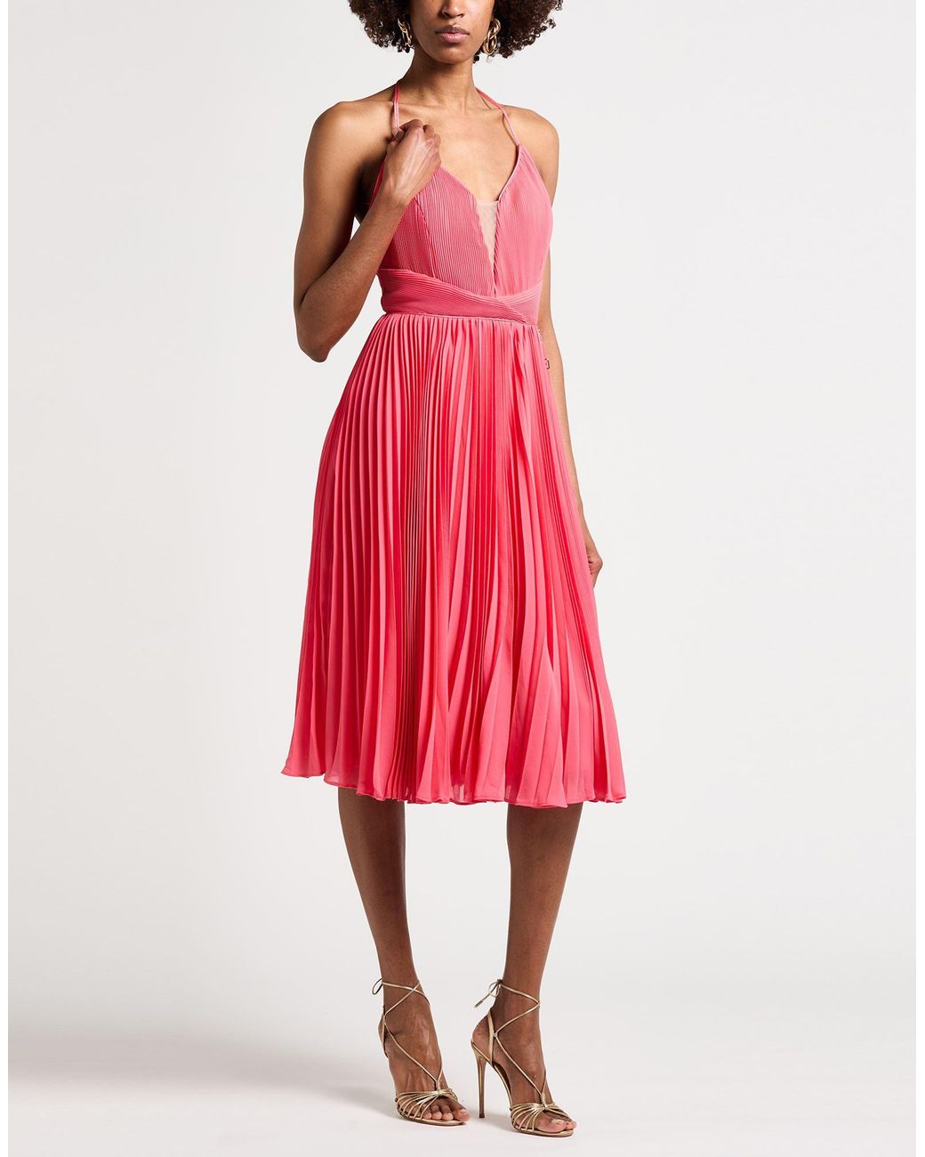 Fracomina Pink Midi-Kleid