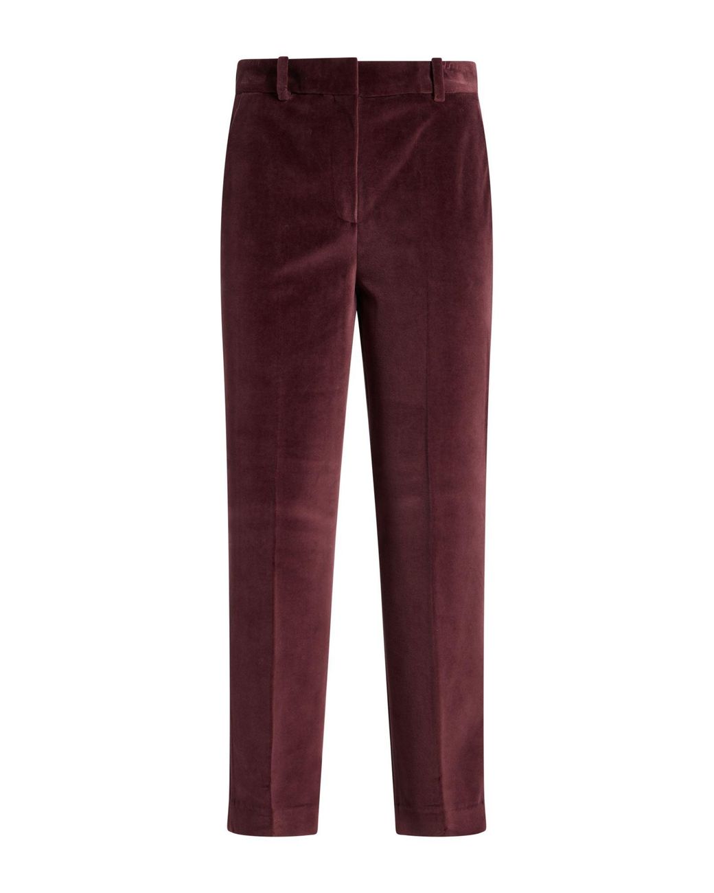 Circolo 1901 Red Burgundy Pants Cotton, Polyester