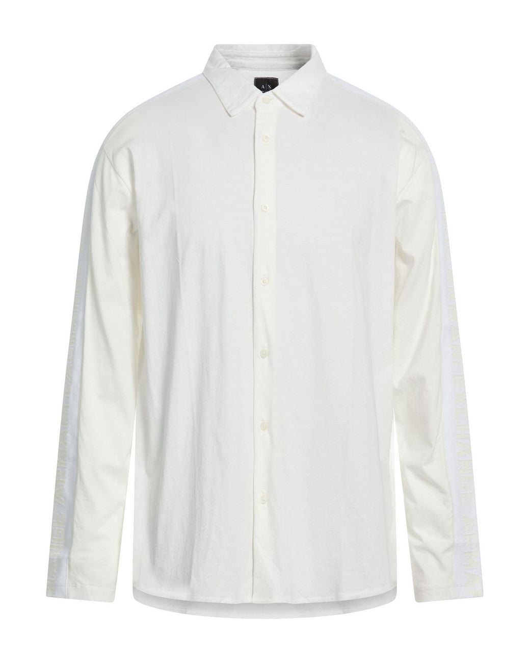ARMANI EXCHANGE White Shirt Cotton for men