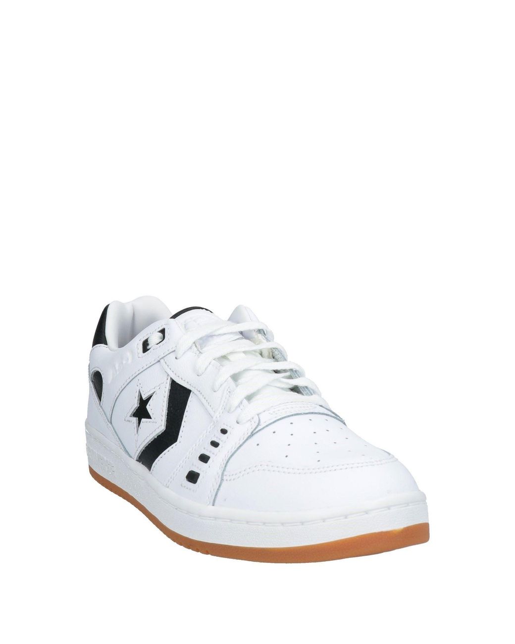 Converse White Panelled Design Lace-Up Sneakers for men