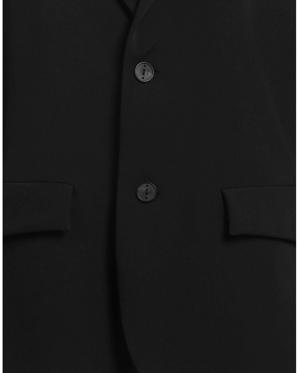 Hevò Black Blazer Polyester, Elastane for men