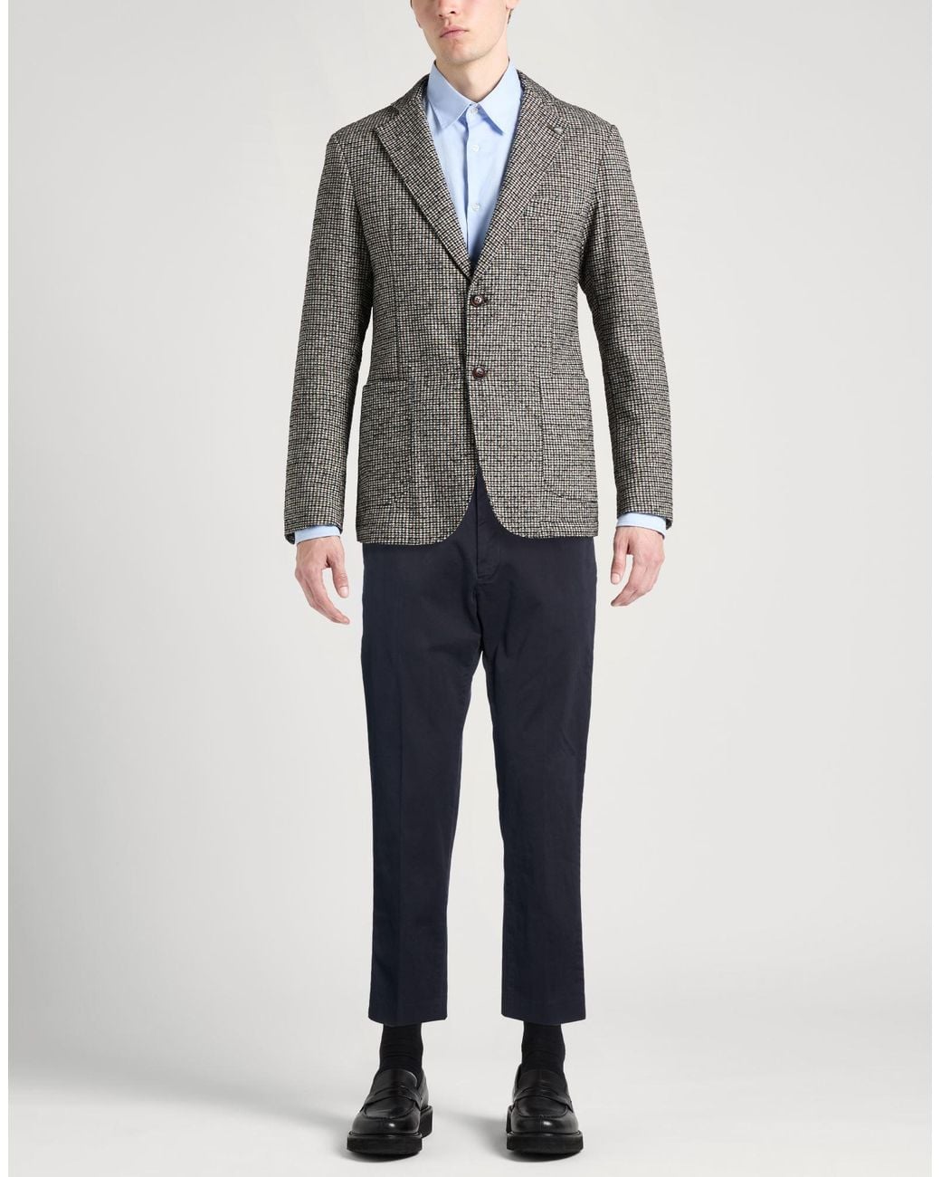 PT Torino Blue Midnight Pants Cotton, Elastane for men