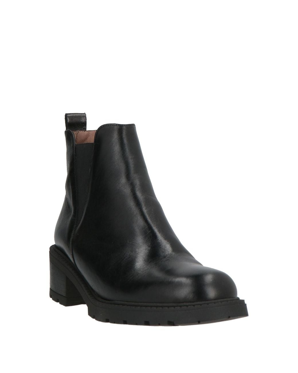 Wonders Black Ankle Boots Leather