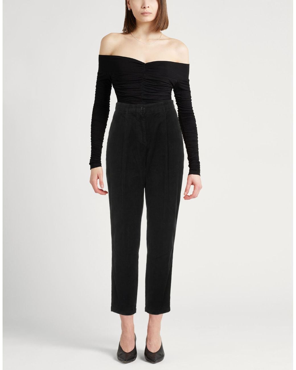Aspesi Black Trouser