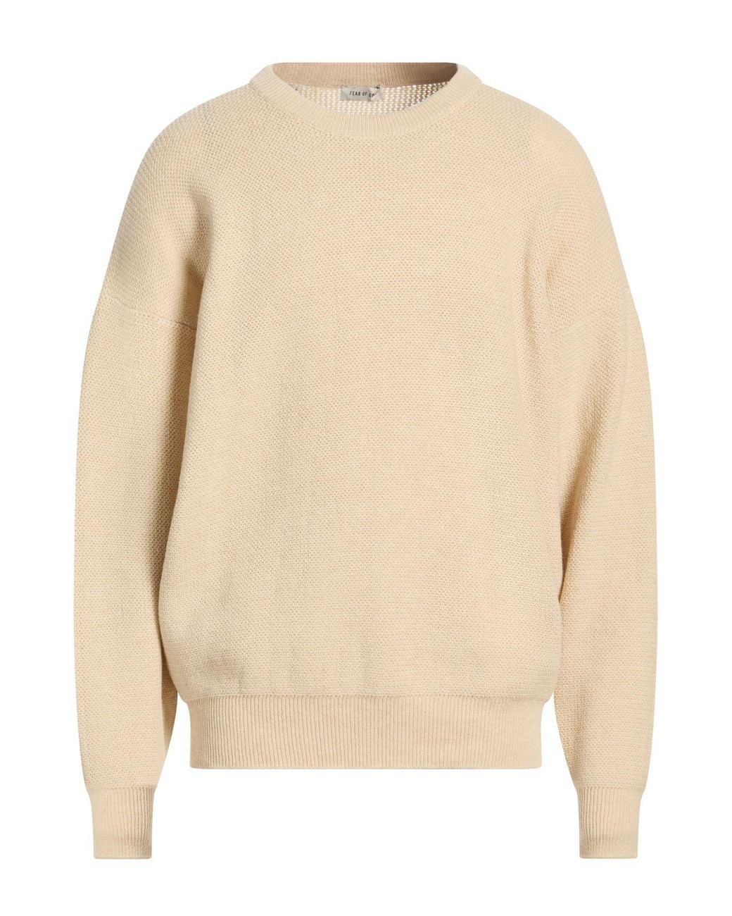 Fear Of God Natural Sweater Virgin Wool for men