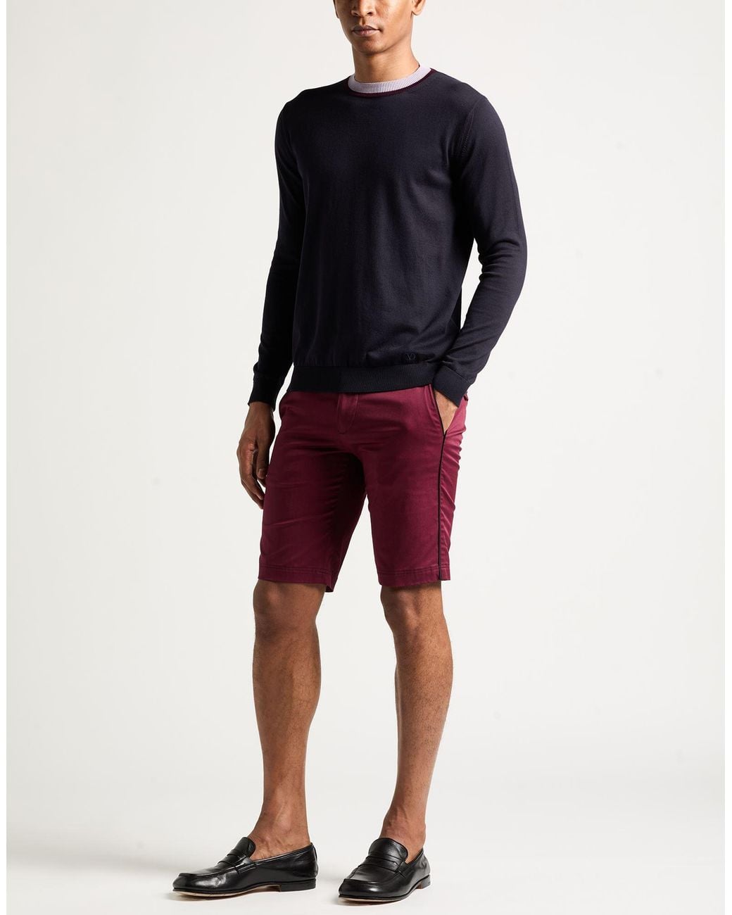 Dolce & Gabbana Red Shorts & Bermuda Shorts Cotton, Elastane for men