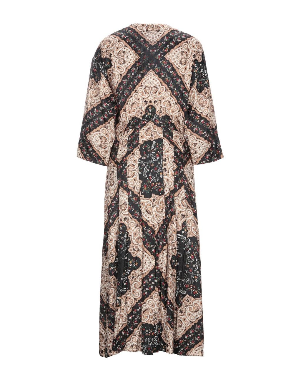 Vestido Midi Sandro de color Natural