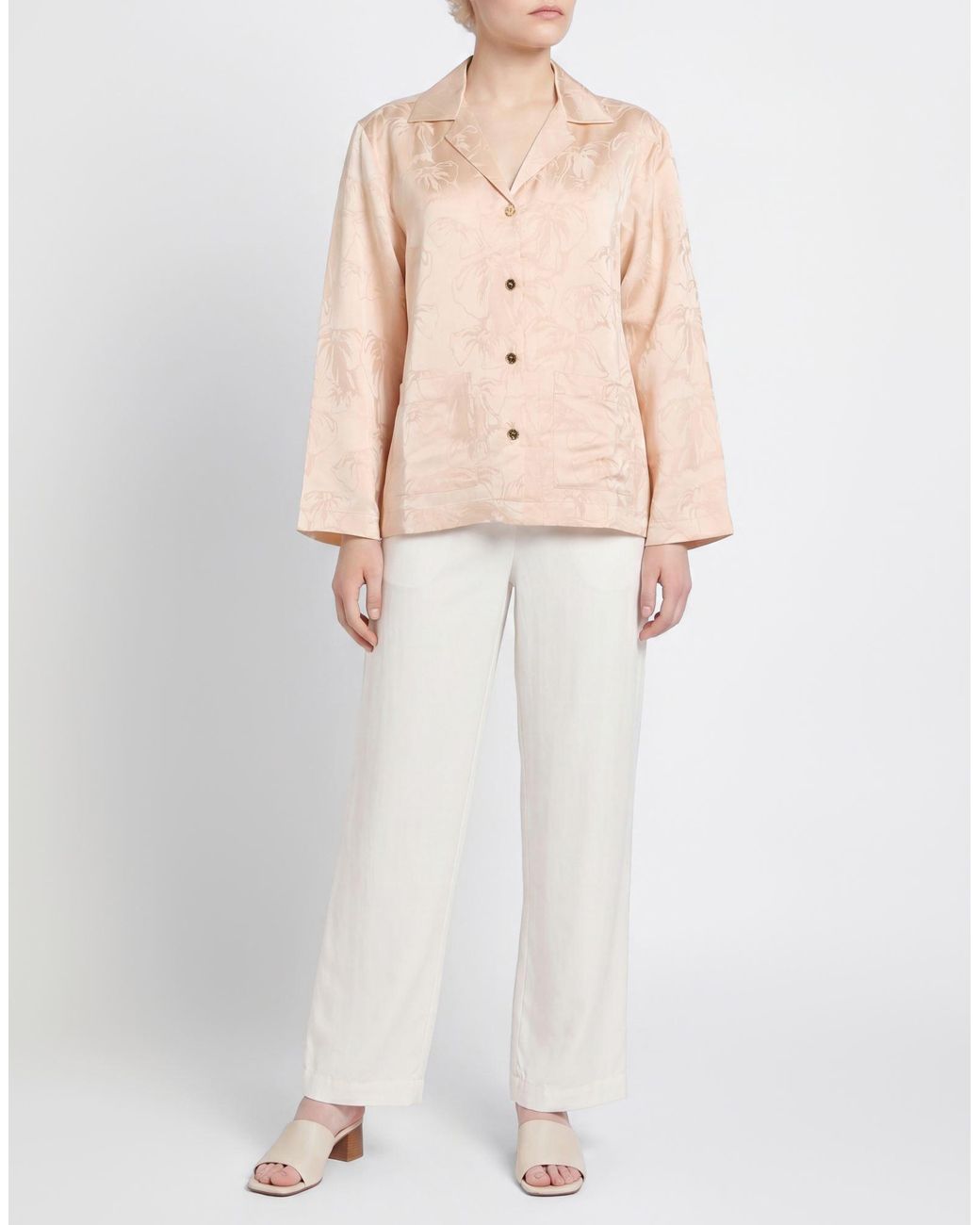 Sandro Natural Blazer Viscose