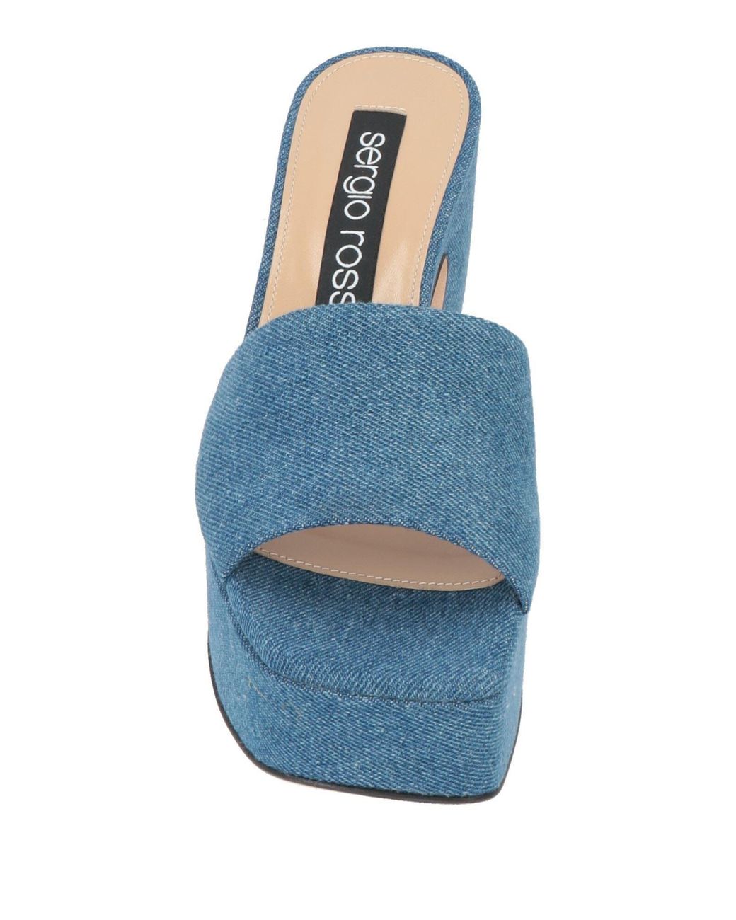 Sergio Rossi Blue Sandals