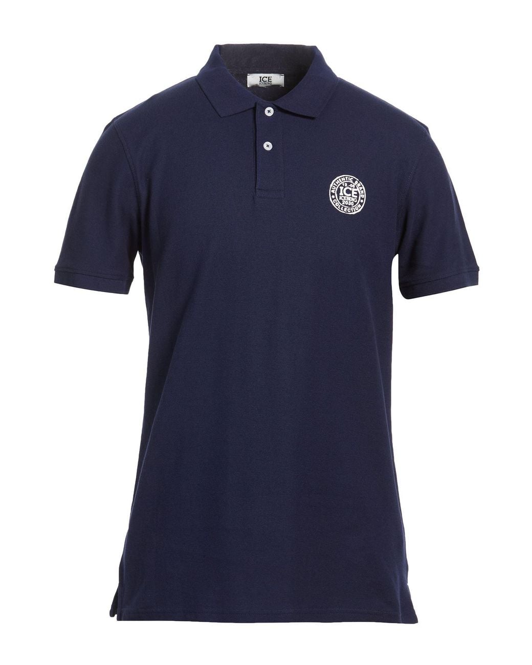 Ice Iceberg Blue Polo Shirt Cotton for men