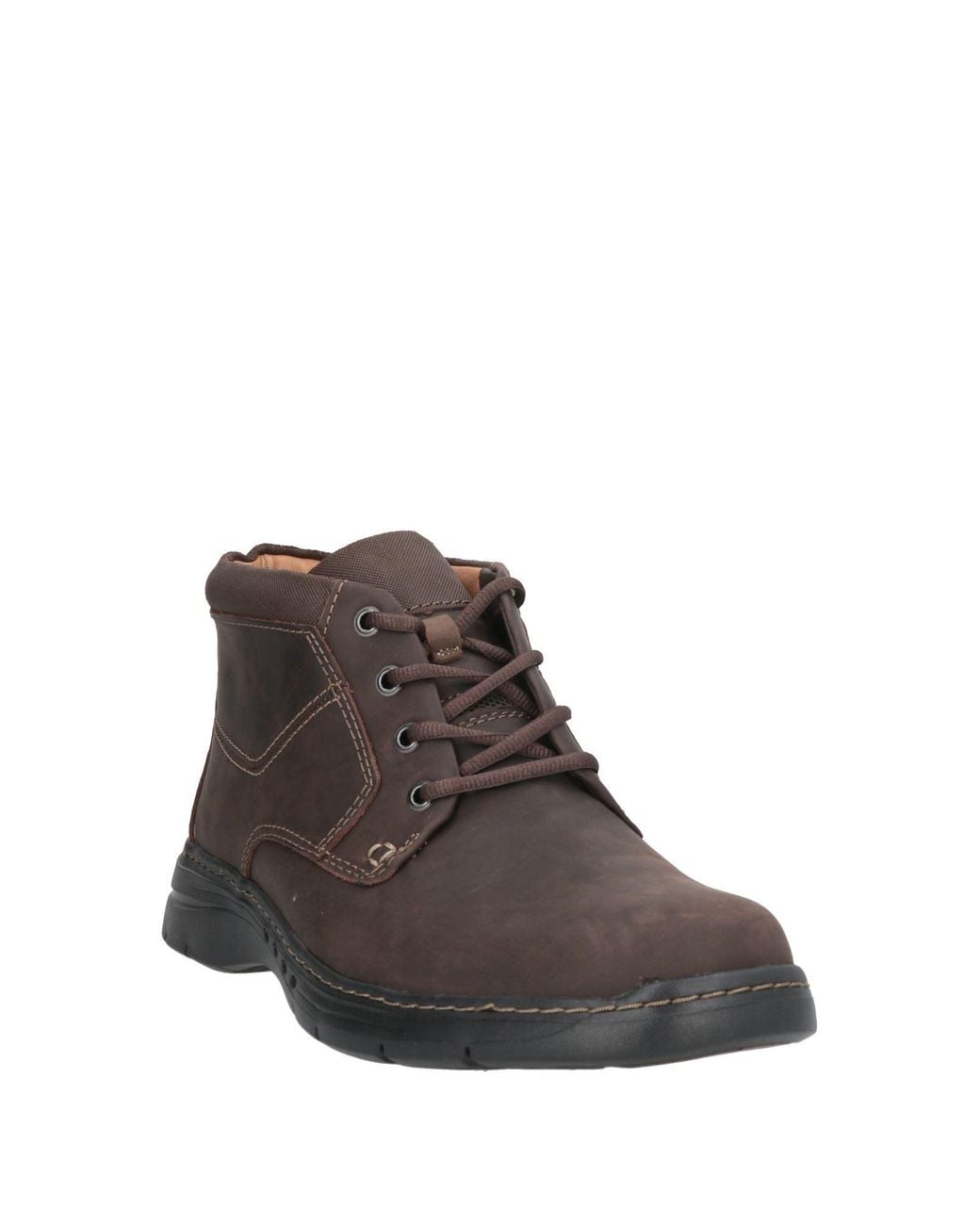 Clarks Brown Ankle Boots Leather for men