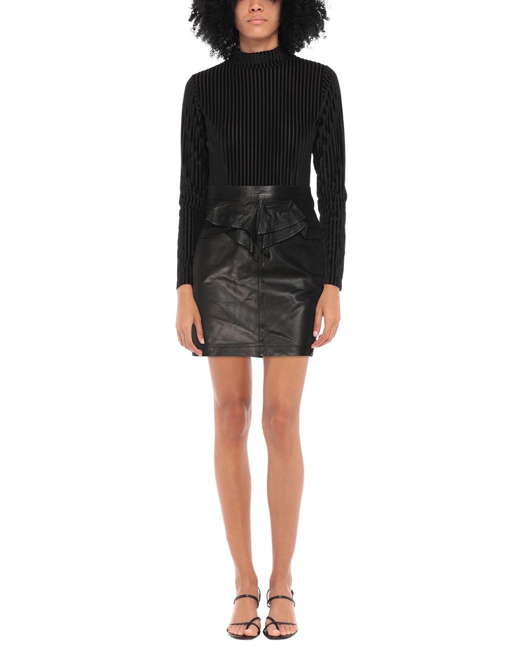IRO Black Mini Skirt
