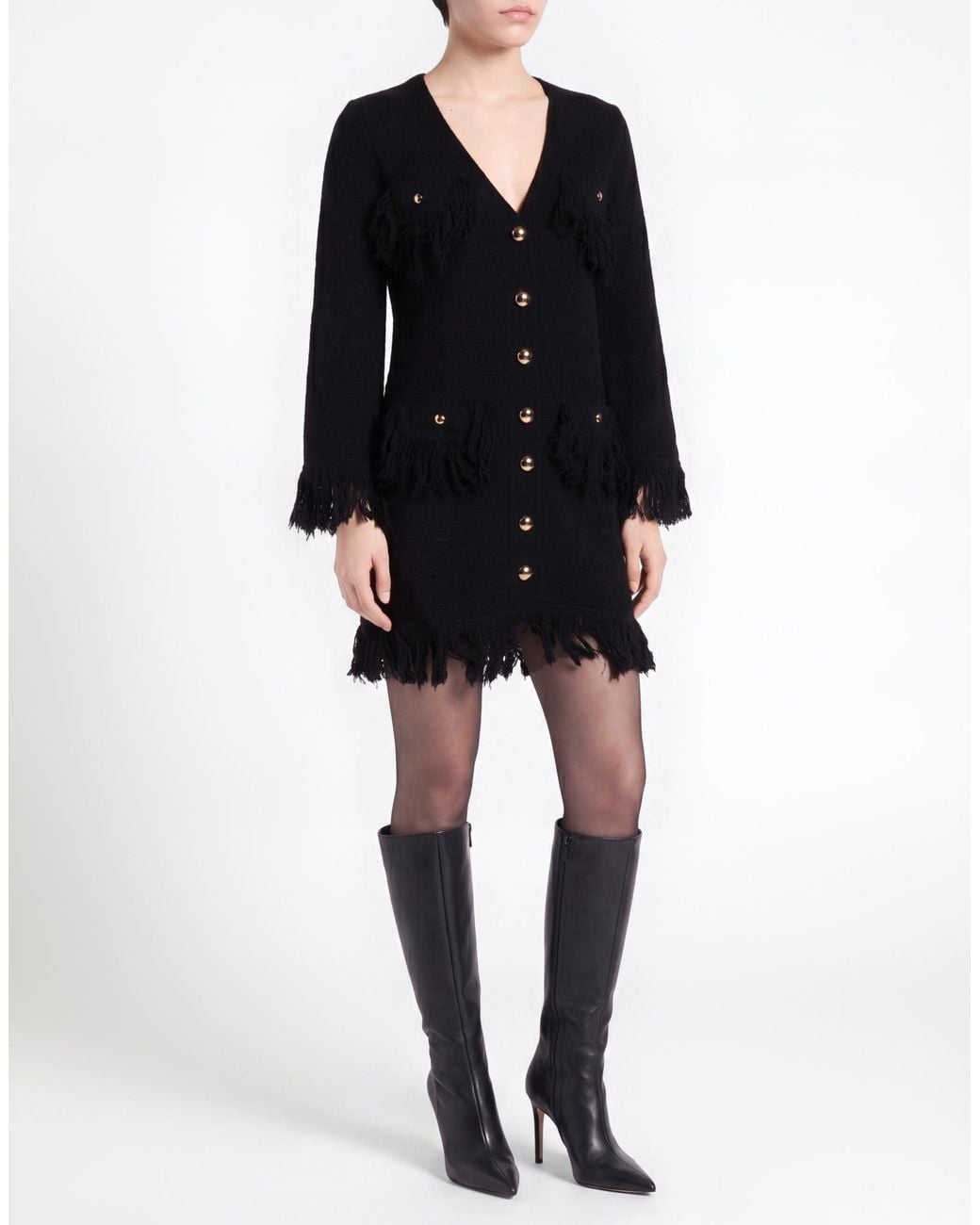 No Secrets Black Mini Dress