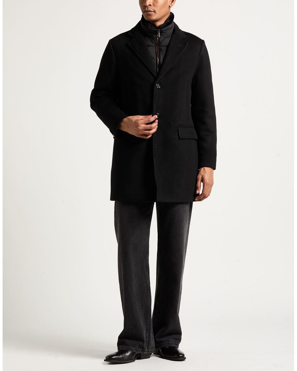 Cappotto di Moorer in Black da Uomo
