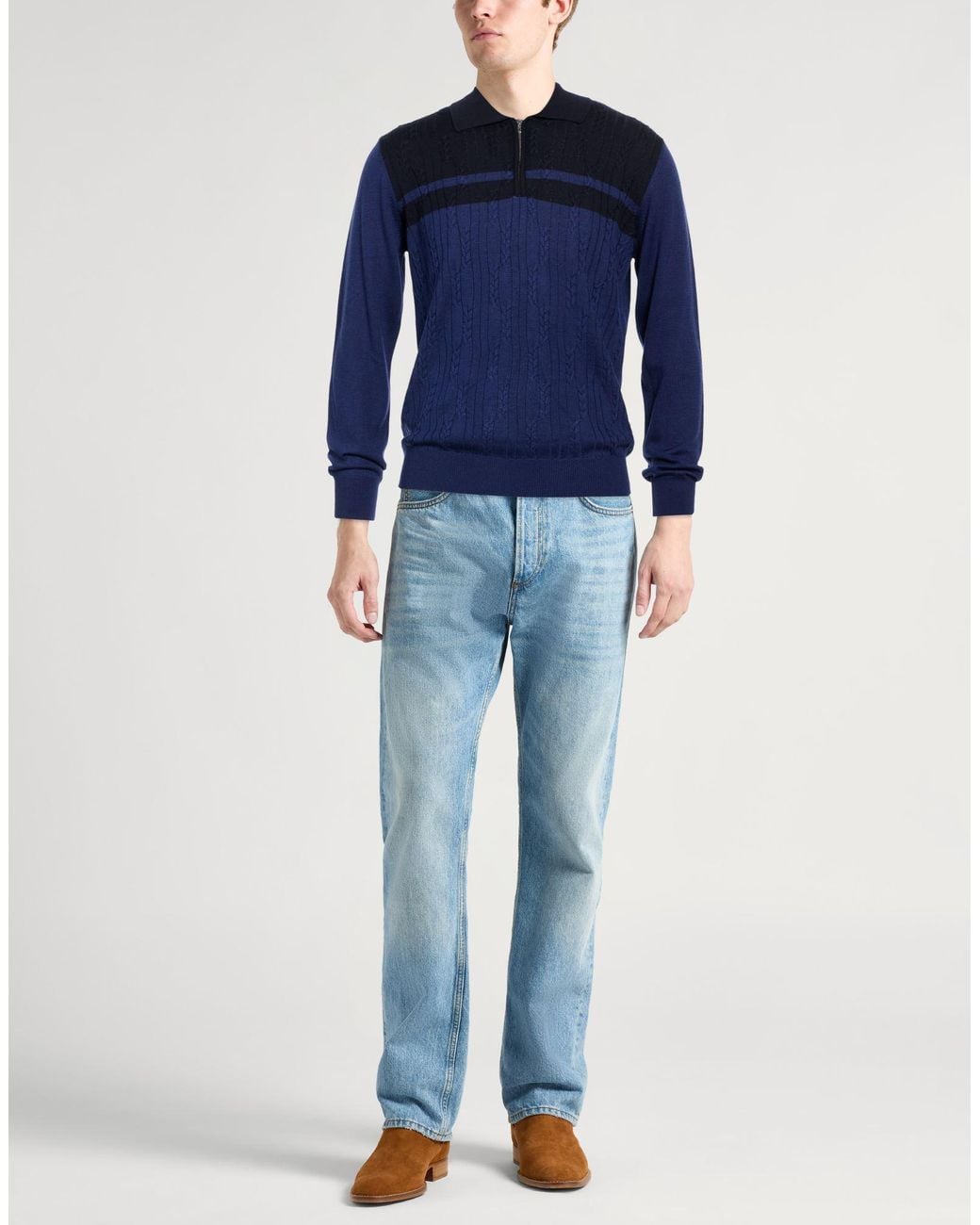 Pullover Tombolini de hombre de color Blue