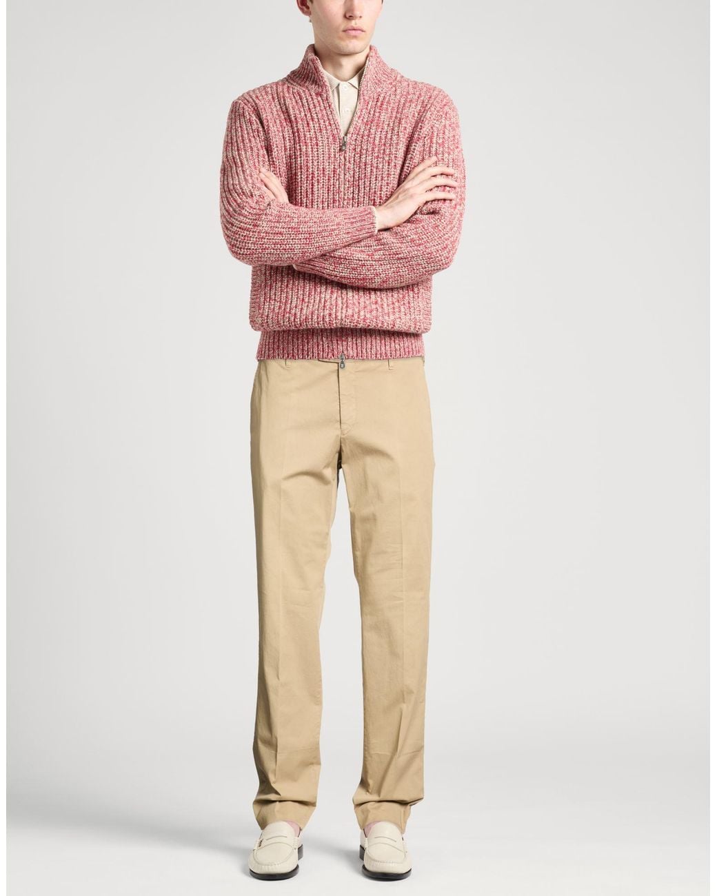 Pantalone di Fedeli in Natural da Uomo