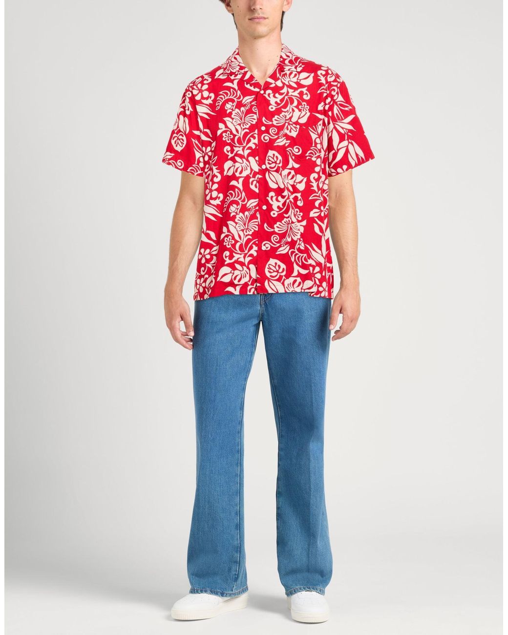 Replay Red Shirts for men