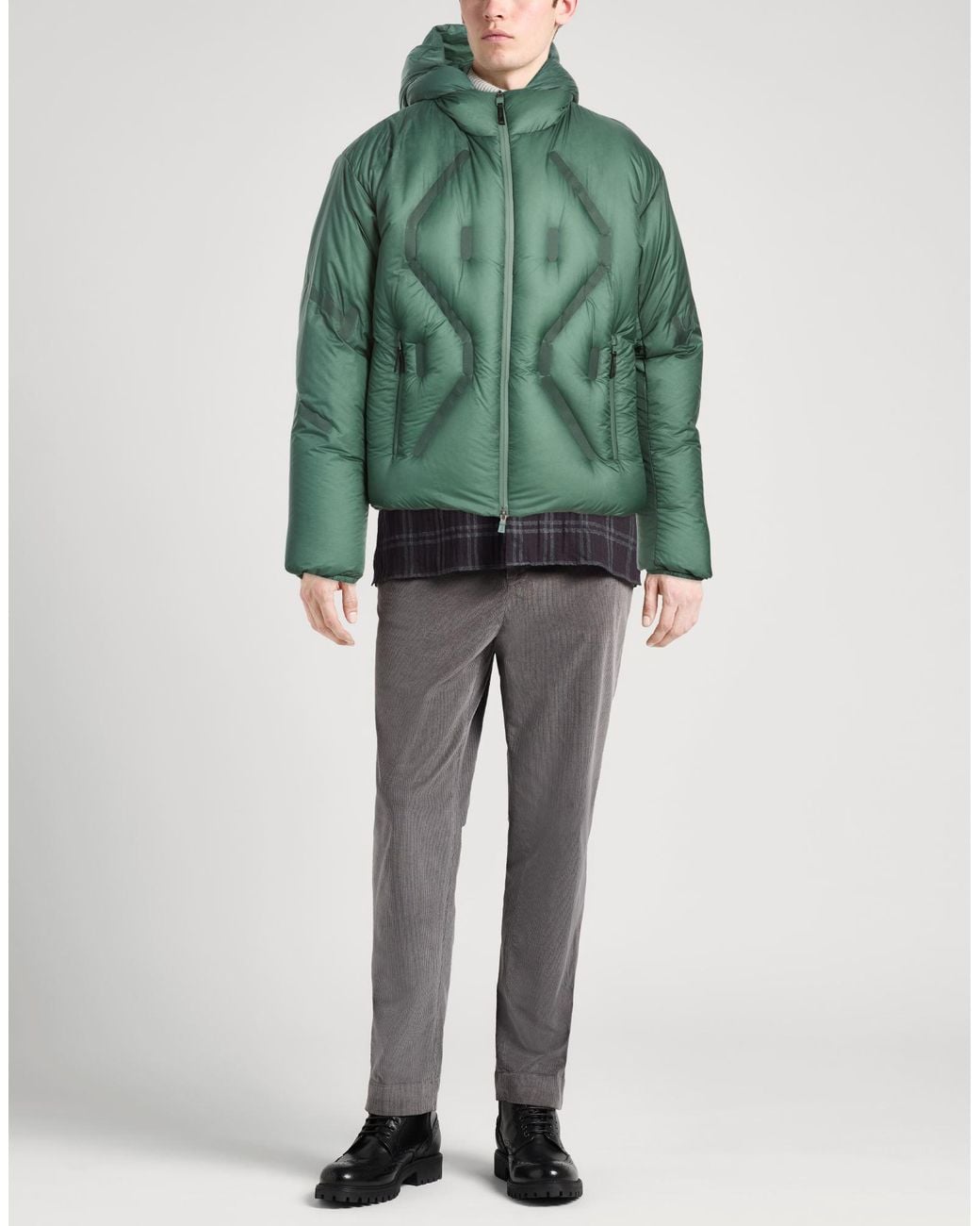 Herno Green Puffers for men