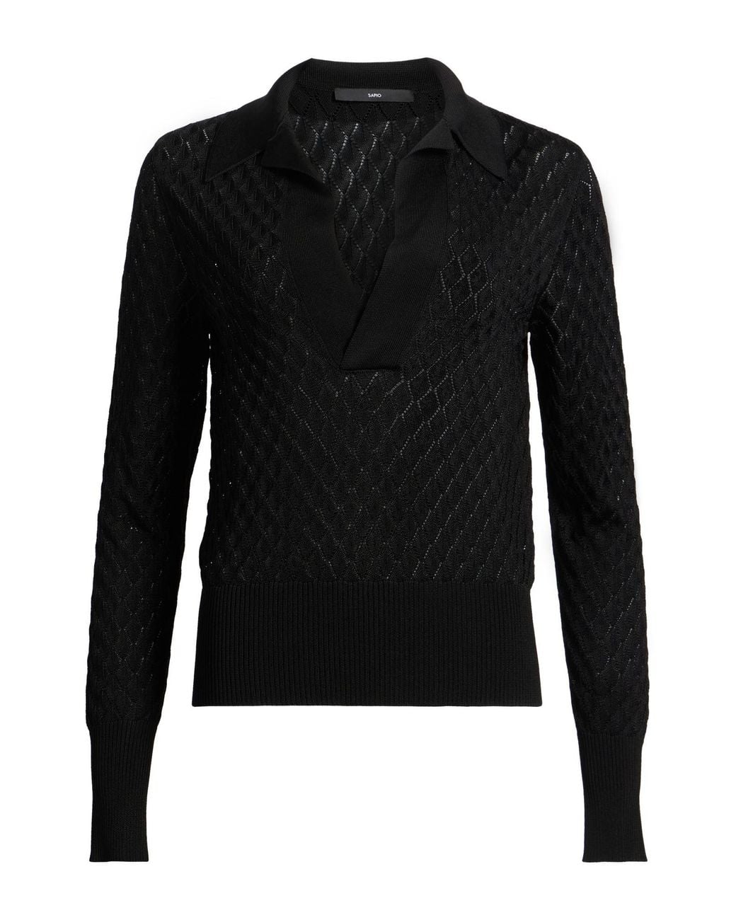 SAPIO Black Pullover