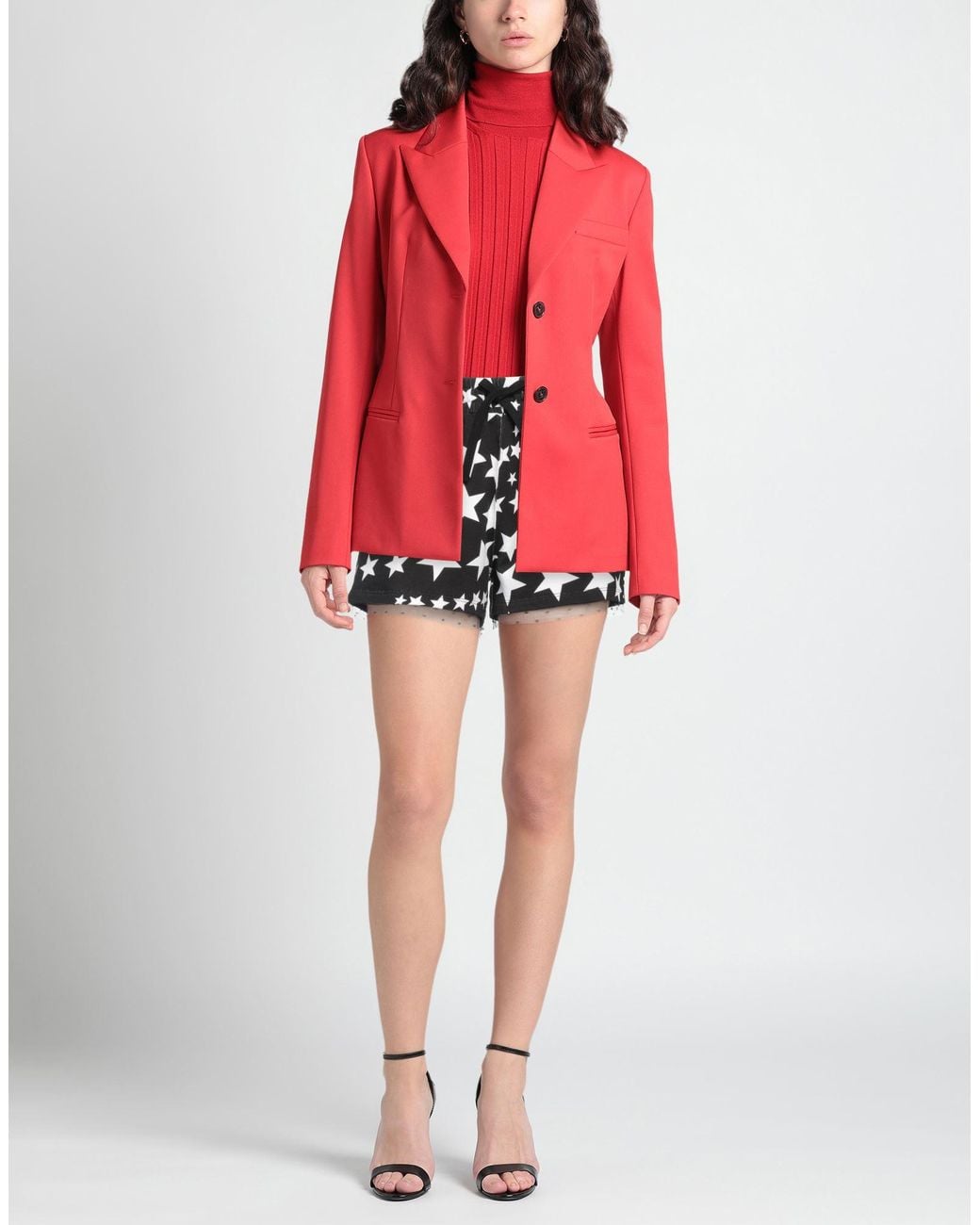 RED Valentino Black Shorts & Bermuda Shorts