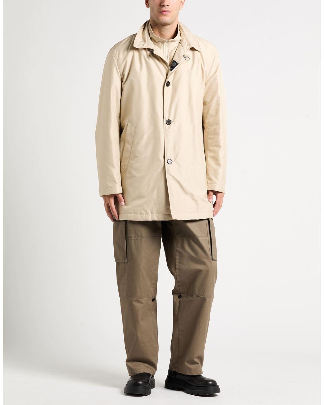 Fay Natural Overcoat & Trench Coat for men