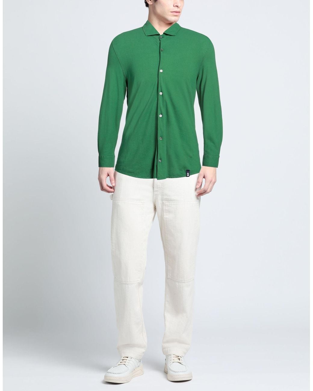 Camisa Drumohr de hombre de color Green