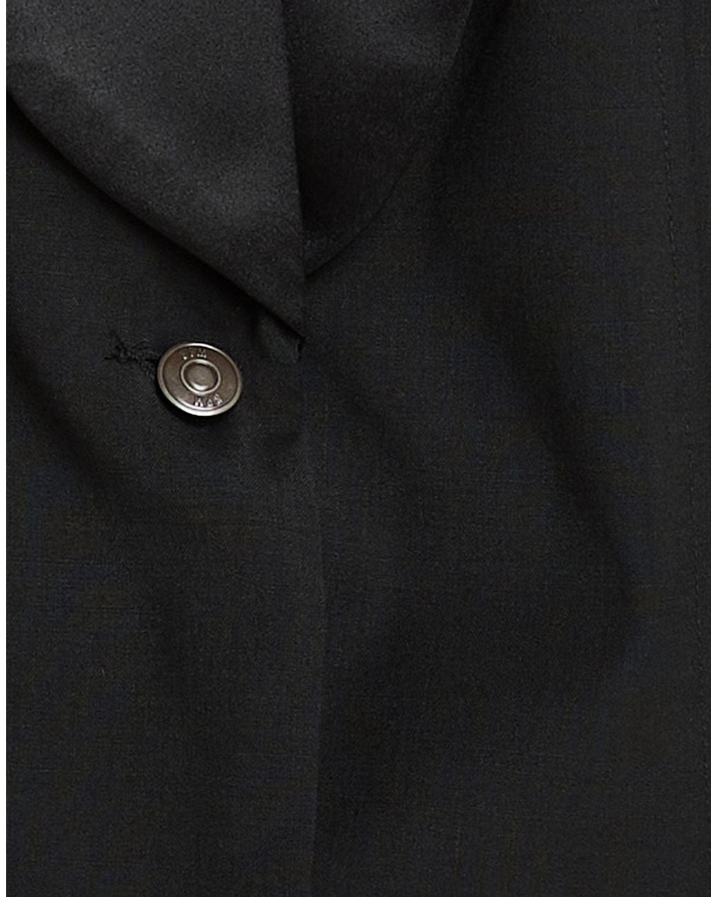 8pm Black Blazer Polyester, Wool, Elastane