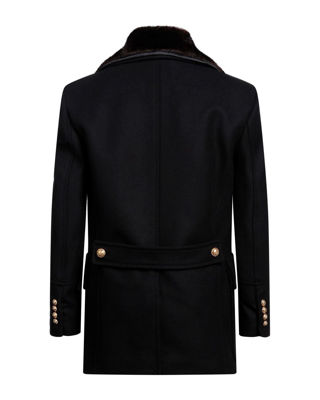 Balmain Black Coat for men