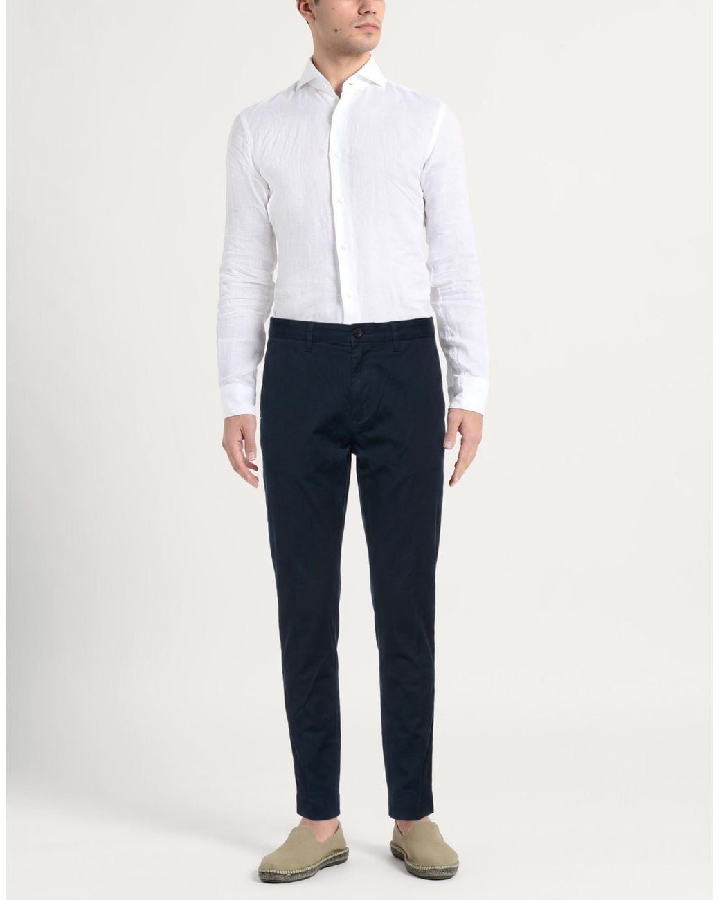 Gazzarrini Blue Pants Cotton, Elastane for men