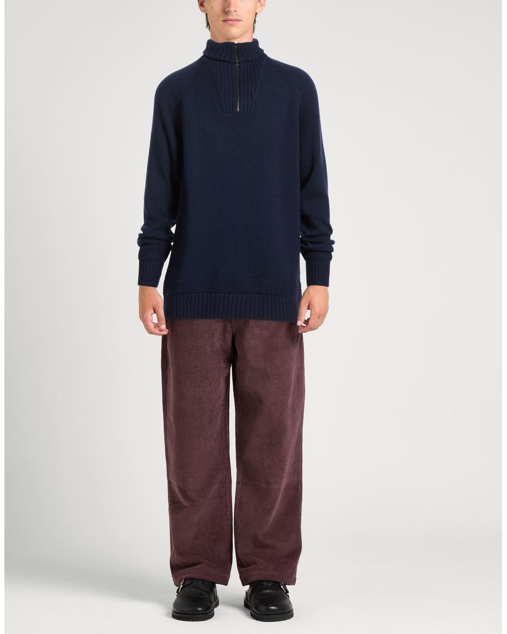 Gran Sasso Blue Turtleneck for men