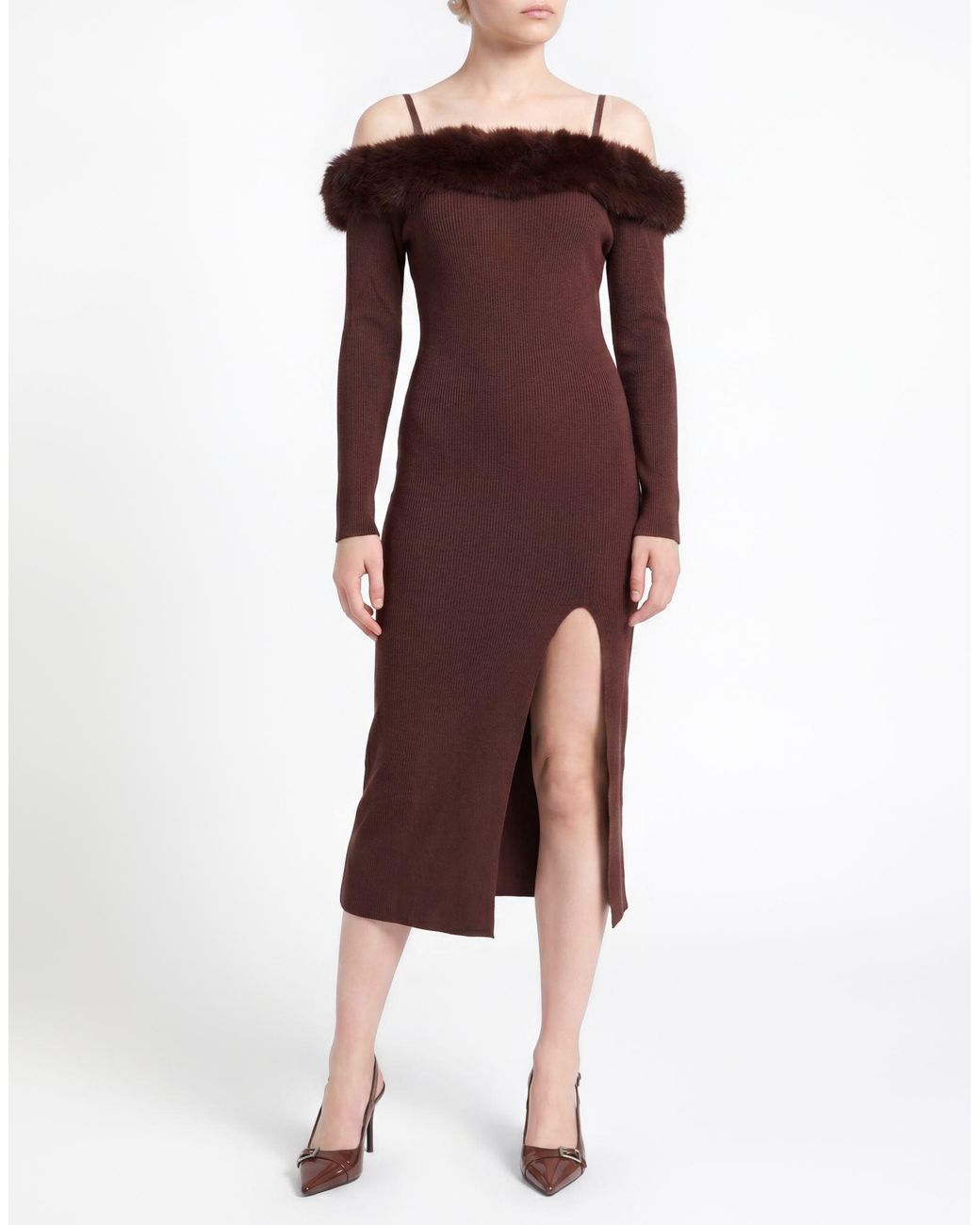 No Secrets Purple Midi Dress