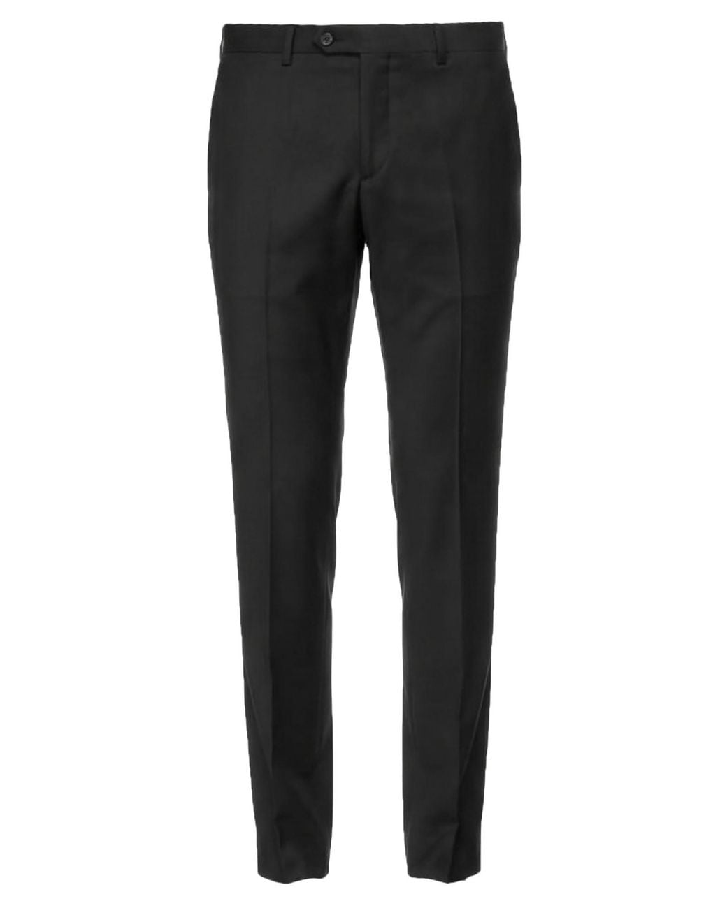 Corneliani Black Pants Virgin Wool for men